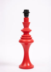Table Lamp Base Red